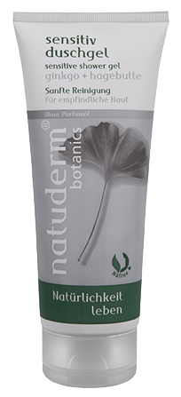 Natuderm botanics Гель для душа Гинкго и Шиповник для чувствительной кожи
