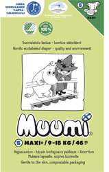 Детские подгузники MUUMI (Maxi+ 9-18 кг №5)