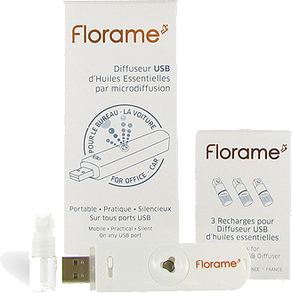 Florame Набор USB-Диффузор + Запасные картриджи 3 шт.