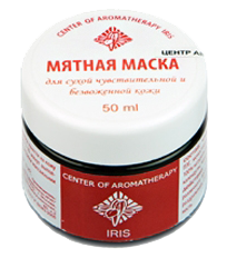 IRIS Маска для лица очищающая МЯТНАЯ