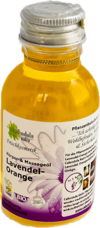 Масло ароматическое для тела и массажа Лаванда-Апельсин "Calendula Nativ"