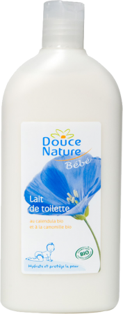 DOUCE NATURE Детское БИО-молочко для очищения и увлажнения тела с календулой и ромашкой 300 мл