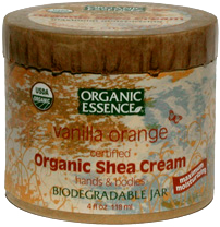 Органический крем Ши (Карите) Ваниль и Апельсин Organic Essence 