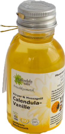 Масло ароматическое для тела и массажа Календула-Ваниль "Calendula Nativ"