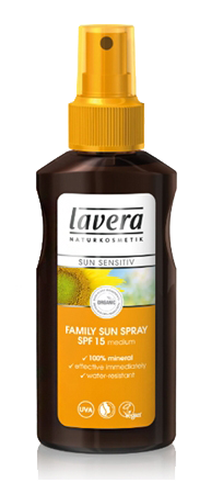 LAVERA Солнцезащитный БИО-спрей для всей семьи SPF 15