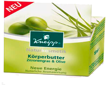 Kneipp Крем -масло для тела "Новая энергия" Сорго лимонное и Олива