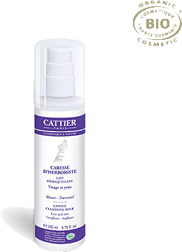 Cattier Молочко очищающее "Забота травника" для кожи лица и контура глаз