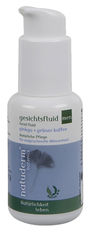 Natuderm botanics Флюид для лица для мужчин Гинкго и Зеленый кофе