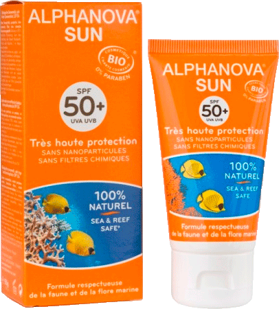 Солнцезащитный крем ультравысокой степени защиты (UVA, UVB) SPF50+. БИО. ALPHANOVA Sun