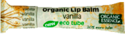 Органический бальзам для губ Ваниль. Organic Essence 